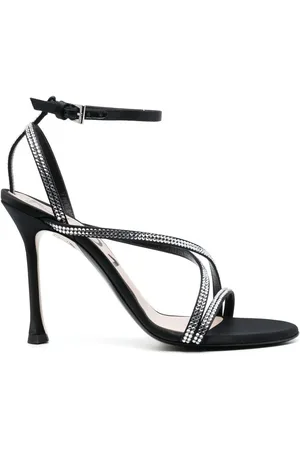 Nº21 100mm crystal-embellished sandals