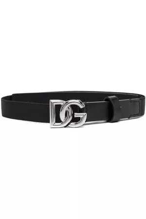 Dolce & Gabbana Belts - Logo-buckle belt - Black