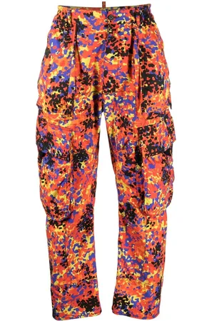 Dsquared2 Abstract-print cargo trousers
