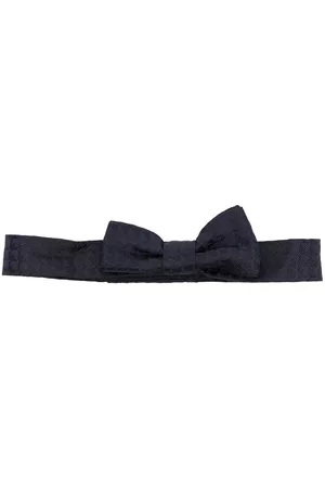 Emporio Armani Boys Bow Ties - Silk bow-tie - Blue