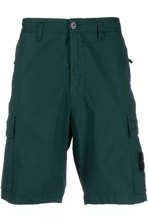 Stone Island Men Bermudas - Compass-patch cargo shorts - Green