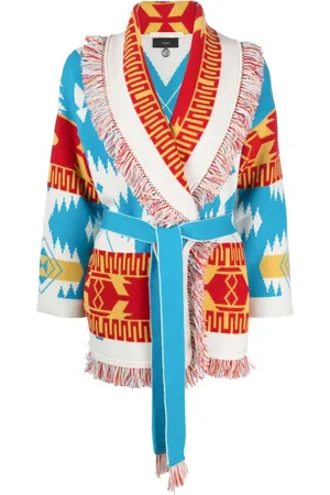 Alanui Icon jacquard-knit cardigan