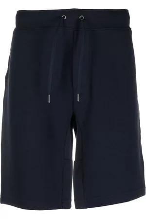 Ralph Lauren Logo-embroidery track shorts - Blue
