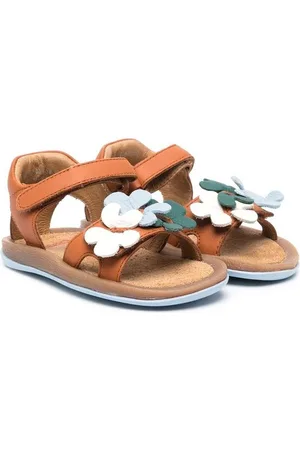 Camper Bicho floral-applique sandals