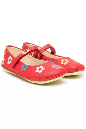 Camper Floral shoes - Right floral-embroidered ballerina shoes