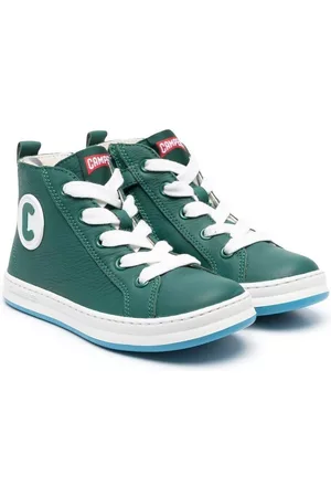 Camper Boys High Top Sneakers - Runner Four high-top sneakers - Green