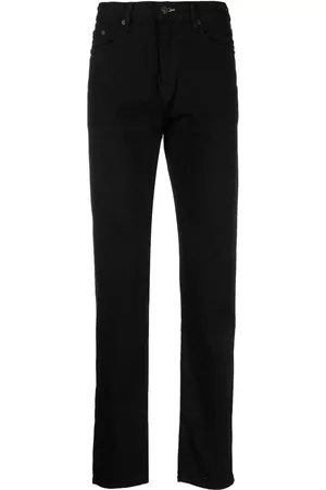 Paul Smith Men Slim Jeans - Mid-rise slim-cut jeans - Black