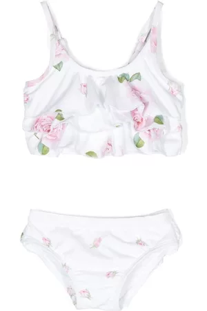 MONNALISA Bikini Sets - Floral-print tankini set - White