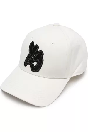 Y-3 Caps - Logo-patch cap - White
