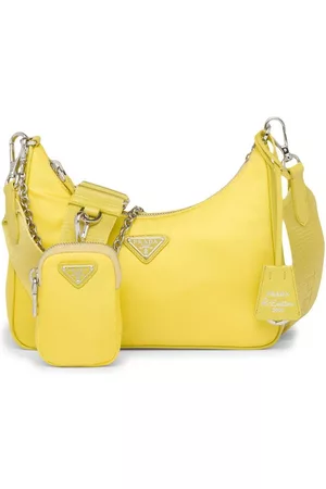 Prada Women Wallets - Re-Edition 2005 Re-Nylon bag - Yellow