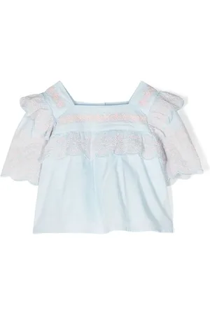 Stella McCartney Embroidered cotton top