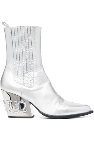 Philipp Plein Gothic 85mm mid-calf boots