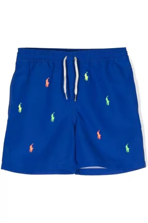 Ralph Lauren Embroidered Pony swim shorts - Blue