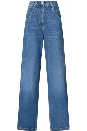 Etro Logo-appliqué wide-leg jeans