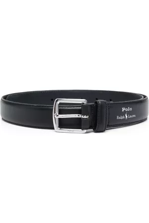 Ralph Lauren Buckle-fastening leather belt - Black