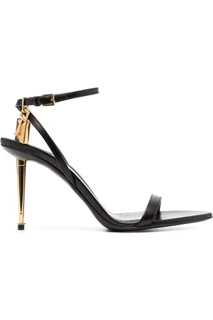 Tom Ford Padlock 85mm leather sandals