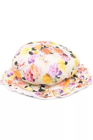 Molo Hats - Nizana Baby Roses Hat - Neutrals