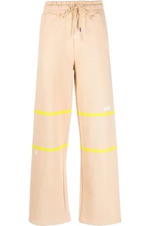 GCDS Stripe-detail cotton sweatpants