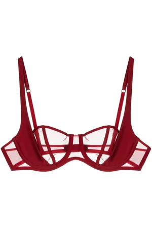 Balconette & Balcony Bras - Red - women - 91 products