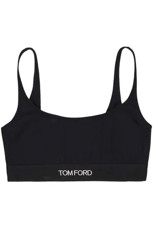Tom Ford Signature logo-tape bralette