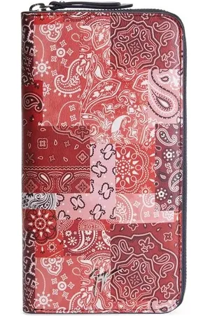 Giuseppe Zanotti Paisley-print leather wallet