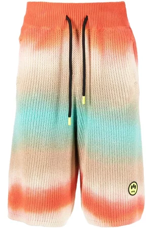 BARROW Bermudas - Multicoloured knitted shorts - Neutrals