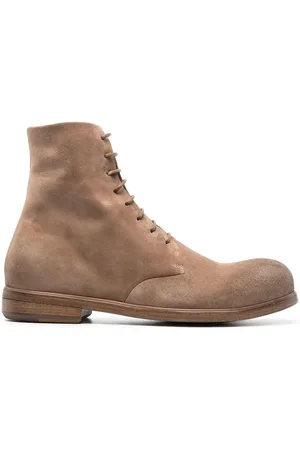 MARSÈLL Lace-up suede ankle boots