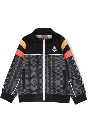 MARCELO BURLON Geometric-print track jacket