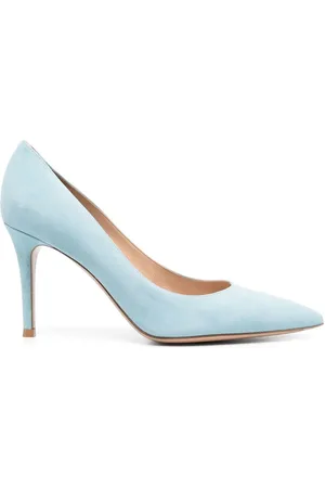 Gianvito Rossi Pointed toe suede pumps