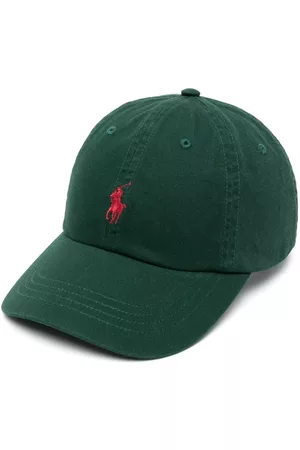 Ralph Lauren Men Caps - Embroidered-logo cotton cap - Green