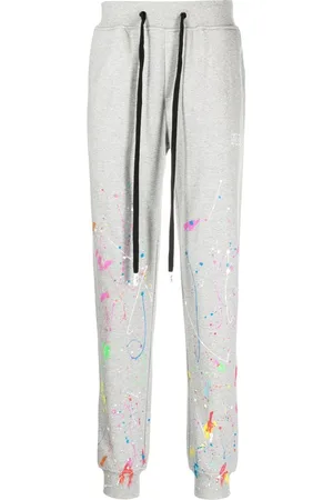 HACULLA Paint-splatter drawstring track pants
