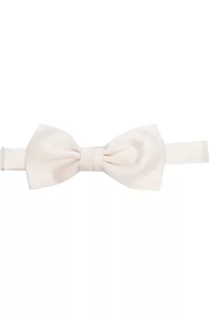 Karl Lagerfeld Men Bow Ties - Silk bow tie - White