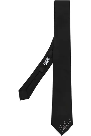 Karl Lagerfeld Men Bow Ties - Faille silk tie - Black