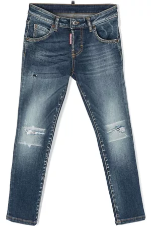 Dsquared2 Mid-rise slim-cut jeans - Blue