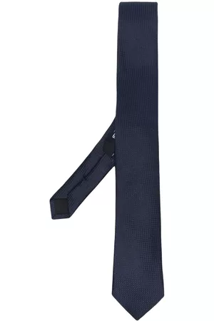 Karl Lagerfeld Jacquard silk tie - Blue