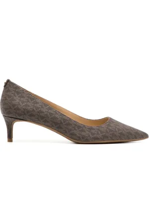 Michael Kors Alina 50mm monogram-print pumps