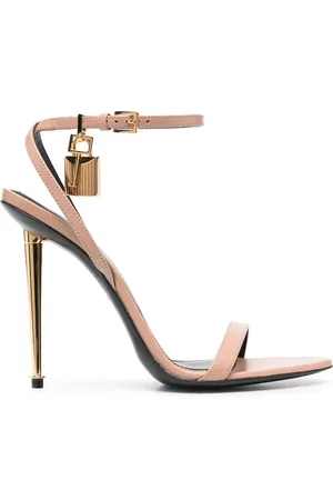 Tom Ford Padlock 120mm leather sandals