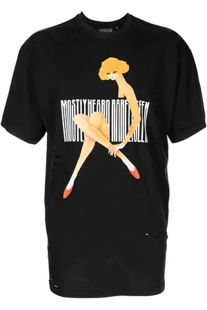 MOSTLY HEARD RARELY SEEN Barcode graphic-print T-shirt
