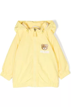 Moschino Fleece Jackets - Teddy Bear hooded jacket - Yellow