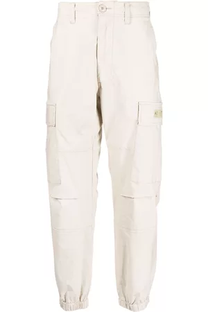 Chocoolate Slim-cut cargo trousers - Neutrals