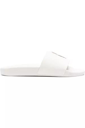 Ralph Lauren Men Sandals - Polo Bear slides - White