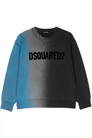 Dsquared2 Ombré logo-print sweatshirt - Blue