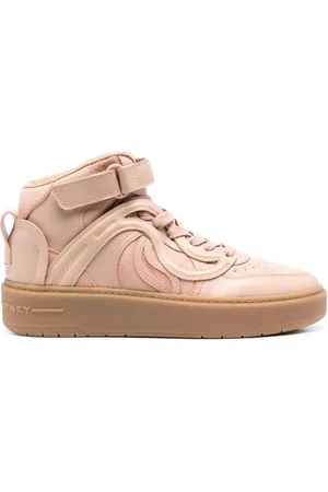 Stella McCartney Logo patch faux leather sneakers