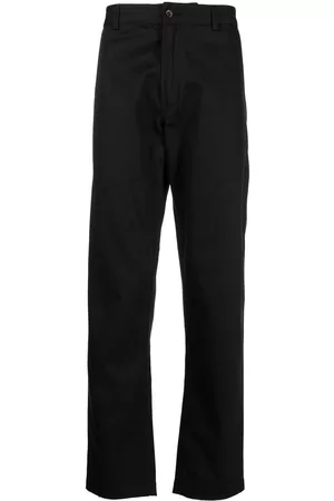 Universal Works Men Formal Pants - Four-pocket slim tailored trousers - Black