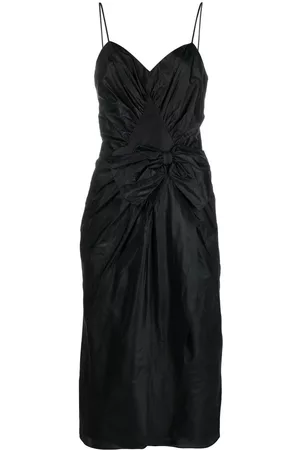 Maison Margiela Women Ruched Dresses - Ruched detail dress - Black