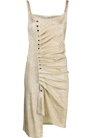 Paco rabanne Ruched sleeveless mini dress