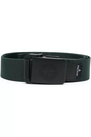 Stone Island Men Belts - Logo-buckle belt - Green