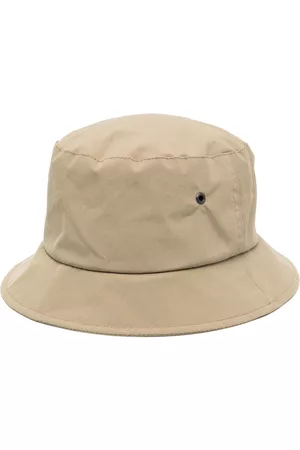 MACKINTOSH Hats - Logo-patch bucket hat - Neutrals