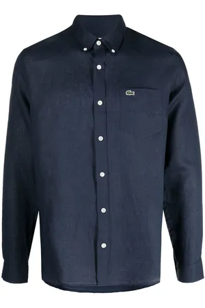 Lacoste Logo-embroidered button-down shirt