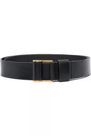 Saint Laurent Men Belts - Corset leather belt - Black